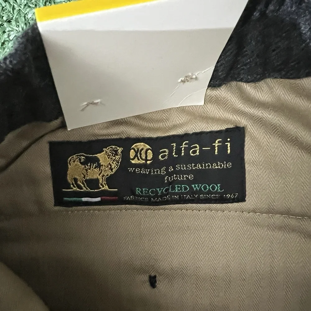 Banana Republic Elastic Waist Pants Mens 33 Charcoal Wool Alfa Fi Italy New